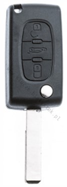 Klucz z pilotem  Fiat Scudo  2006-2016