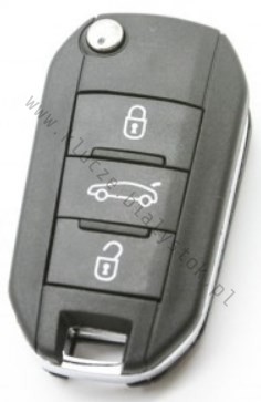 Klucz z pilotem  Peugeot Rifter  2018-2019
