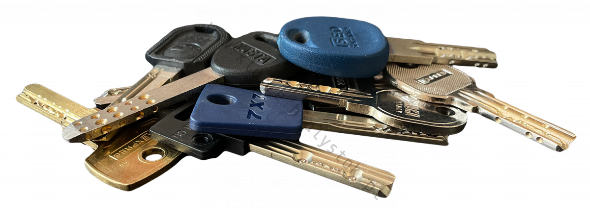 Klucze nawiercane pionowe